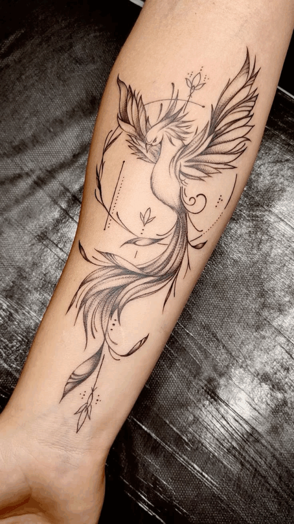 image AI Ink All Phoenix Tattoo Design Ideas from Pinterest
